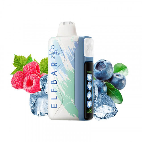 Электронная сигарета Elf Bar Ice King 30000 - Черника малина лёд (Blueberry Raspberry Ice)